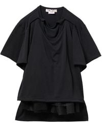Comme des Garçons - Layered Short-Sleeve T-Shirt - Lyst