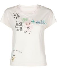 Zadig & Voltaire - Camiseta Charlotte con estampado gráfico - Lyst