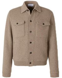 Lardini - Button-Up Flap-Pocket Cardigan - Lyst