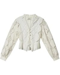 Isabel Marant - Nina Cotton And Linen Blouse - Lyst