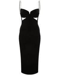 Nissa - Open-Back Jersey Midi Dress - Lyst