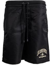 Amiri - Drawstring Waist Shorts With Pockets - Lyst