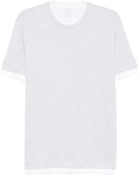 Eleventy - Short-Sleeve Round-Neck T-Shirt - Lyst