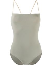 Eres Spaghetti-strap swimsuit - Gris