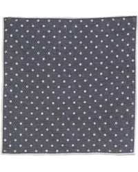 Eleventy - Polka Dot Pocket Square - Lyst