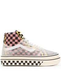 vans high tops womens pink