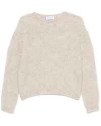 AROVESCIO - Brushed Crew-Neck Sweater - Lyst