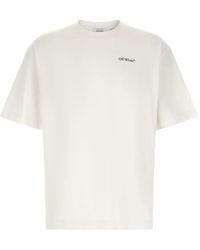 Off-White c/o Virgil Abloh - Half Arrow Cotton T-Shirt - Lyst