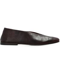 Marsèll - Scivolo Leather Ballet Flats - Lyst