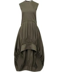 JW Anderson - Midi-Jurk Met Ballonzoom - Lyst