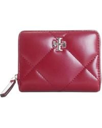 Tory Burch - Small Kira Diamond-Quilted Wallet - Lyst