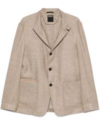 ZEGNA - Single-Breasted Blazer - Lyst
