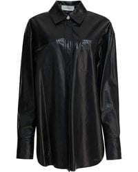 Max Mara - Chest-Pocket Leather Jacket - Lyst