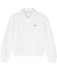 Lacoste - Towelling-finish Polo Top - Lyst