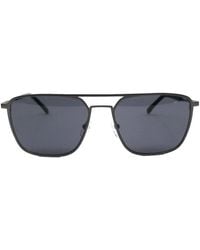 Lacoste - Double-Bridge Rectangle-Frame Sunglasses - Lyst
