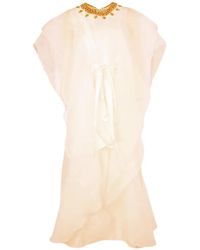 Baruni - Almas Embellished Tie Maxi Dress - Lyst