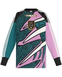 adidas - Graphic-pattern Long-sleeve Football Top - Lyst