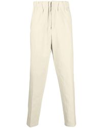 Jil Sander - Elasticated-Waistband Cotton Trousers - Lyst