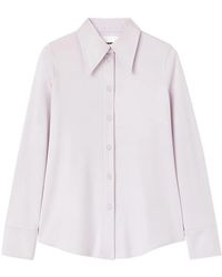 Jil Sander - Oversized-Collar Poplin Shirt - Lyst