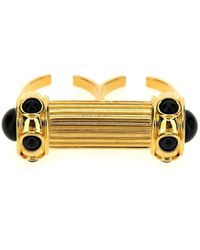 【TOM FORD】CABOCHONS RING 指輪 真鍮 クリスタル ゴールド Tom Ford Cabochons Ring | Lyst
