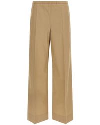 Moncler - Cotton Trousers - Lyst