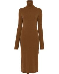 Fabiana Filippi - Ribbed-Knit Midi Dress - Lyst