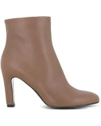 Roberto Del Carlo - Side-Zip Leather Ankle Boots - Lyst