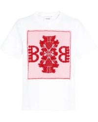 Barrie - Logo-Patch Cashmere T-Shirt - Lyst