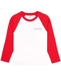 Sporty & Rich - Health Club Baseball T-Shirt - Lyst