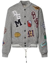Dolce & Gabbana - Veste Bomber En Polaire - Lyst