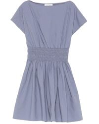 Matteau - Shirred Waist Mini Dress - Lyst