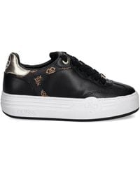 Guess - Swole Platform-Sole Logo Sneakers - Lyst