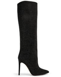 Paris Texas - Holly 105Mm Crystal-Embellished Boots - Lyst