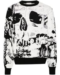 Alexander McQueen - Sweater With Print - Lyst