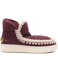 Mou - 35Mm Sheepskin-Lined Ankle Boots - Lyst