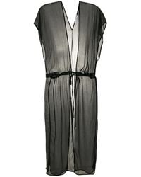 Amir Slama - Silk Long Shirt Dress - Lyst