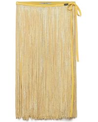 Prada - Skirt With Sequin Fringe - Lyst