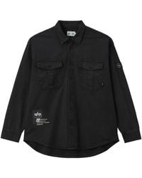 Izzue - Patch-Detail Flap-Pocket Shirt - Lyst