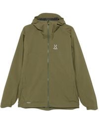 Haglöfs - Logo-Print Hooded Jacket - Lyst