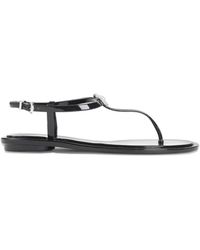 Mach & Mach - Bow-Detail Flat Sandals - Lyst
