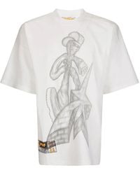PDF - Graphic-Print T-Shirt - Lyst
