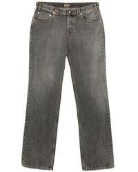 Aries - Tyrone Distressed Low-Rise Jeans - Lyst