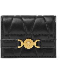Versace - Medusa '95 Quilted Bi-Fold Wallet - Lyst