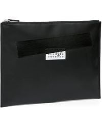 MM6 by Maison Martin Margiela - Bolso de mano con parche del logo - Lyst