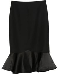 Fendi - Ruffled Midi Skirt - Lyst