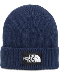 The North Face - Logo-Patch Cuffed Beanie - Lyst