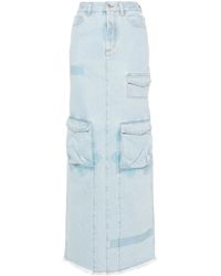 Gcds - Cargo Denim Skirt - Lyst