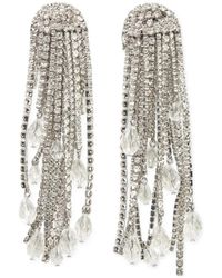 Carolina Herrera - Teardrop Tassel Earrings - Lyst