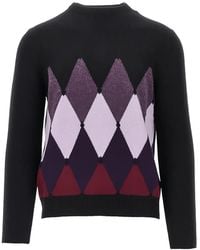 Ballantyne - Pullover Mit Argyle-Muster - Lyst