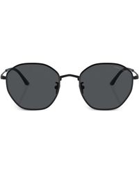 Giorgio Armani - Tinted-lens Geometric-frame Sunglasses - Lyst